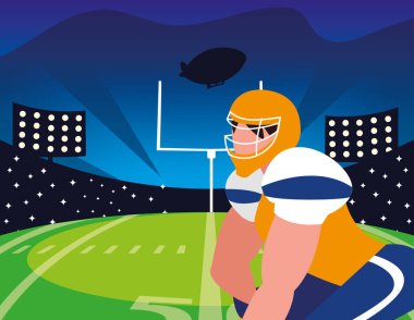 Rugby 'nin erkek futbolcusu, üniformalı sporcu