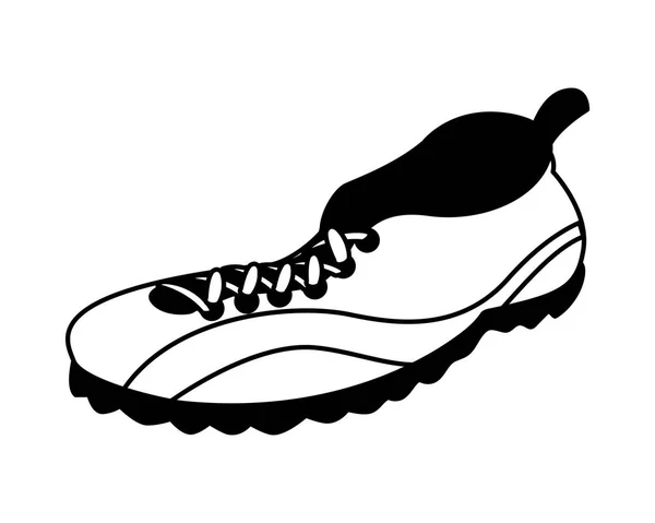 Zapatos de fútbol americano sobre fondo blanco — Vector de stock