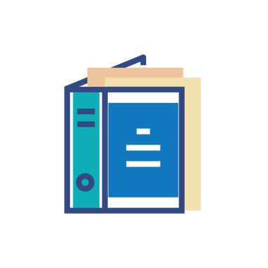 İzole edilmiş dosya simgesi vektör tasarımı