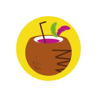 Brezilya vektör tasarımından izole edilmiş garota