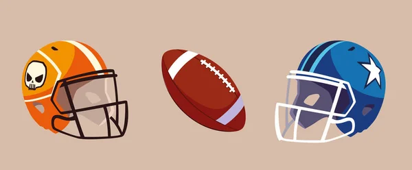 Набор иконок американского футбола, Суперкубок — стоковый вектор