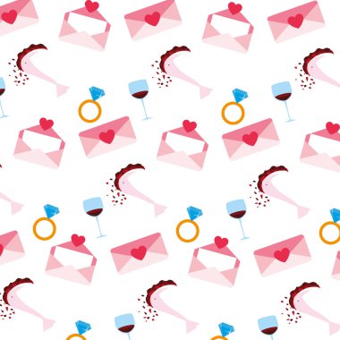 Zarflı nişan yüzüğü deseni