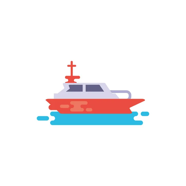 Diseño vectorial de vehículo de nave aislado — Vector de stock