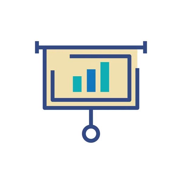 Isoliertes Design der Workflow-Platine — Stockvektor