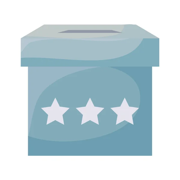 Vote box of usa happy presidents day vector design — Stock Vector