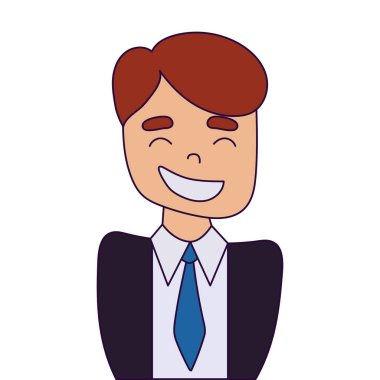 İzole edilmiş Avatar Adam vektör tasarımı