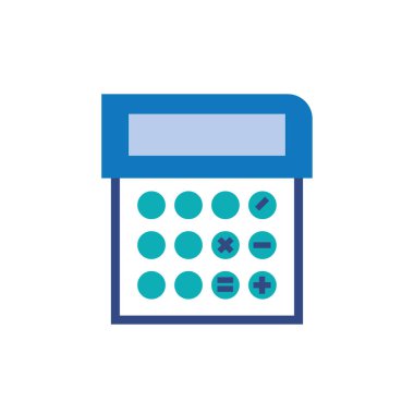 İzole hesap makinesi vektör tasarımı