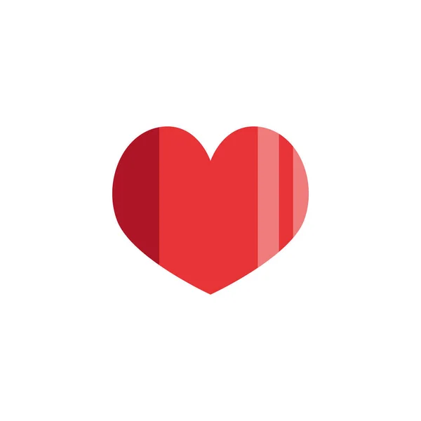Изолированный дизайн иконок сердца — стоковый вектор
