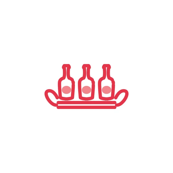 Isolated drinks bottles vector design — 스톡 벡터