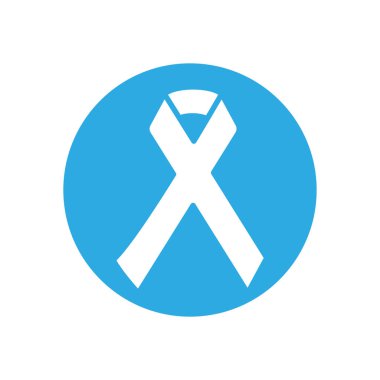 Sıfır ayrımcılık günü vektör tasarımının içinde kurdele