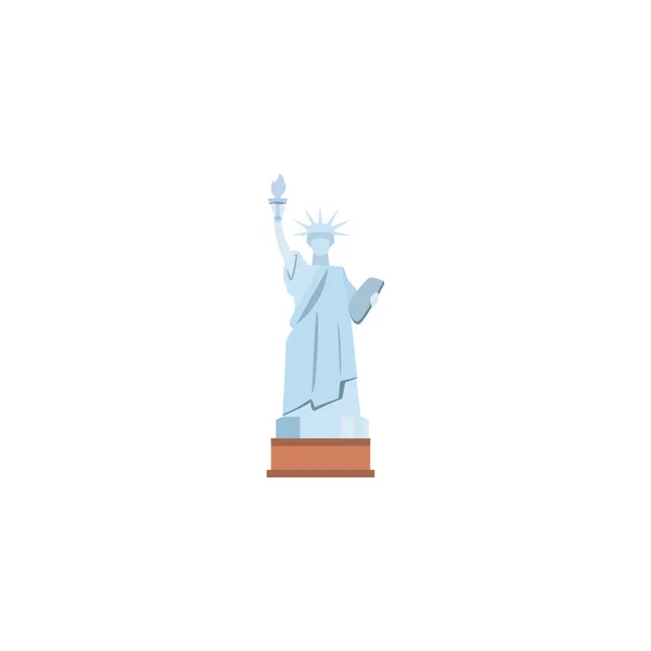 Μεμονωμένη ΗΠΑ ελευθερία άγαλμα διάνυσμα σχεδιασμό — Διανυσματικό Αρχείο