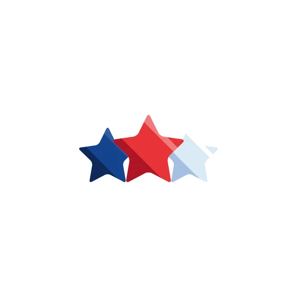 Ізольовані зірки США Векторний дизайн — стоковий вектор