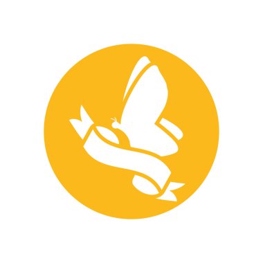 Kelebek ve sıfır ayrımcılık günü vektör tasarımı