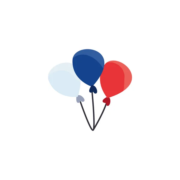 Festa e celebração balões design vetorial — Vetor de Stock