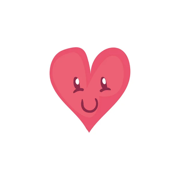 Corazón masculino dibujos animados vector de diseño — Vector de stock