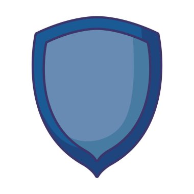 Güvenlik sistemi vektör tasarımının kalkanı