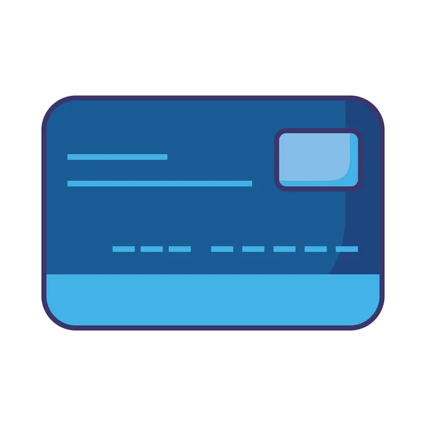 Geïsoleerd geld credit card vector ontwerp — Stockvector