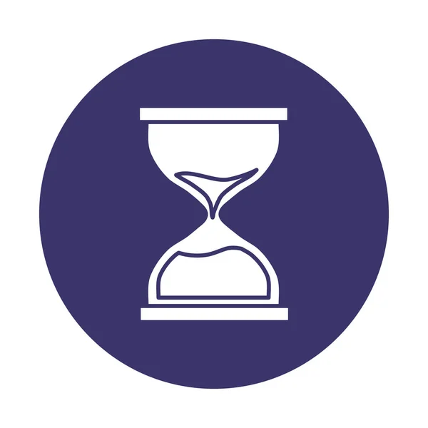 Isolated sand hourglass vector design — 스톡 벡터