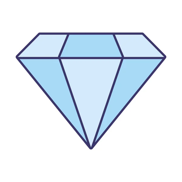Isolé diamant icône vectoriel design — Image vectorielle