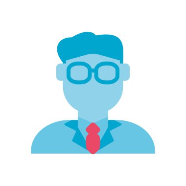 Tıp doktoru, düz stil simgesi