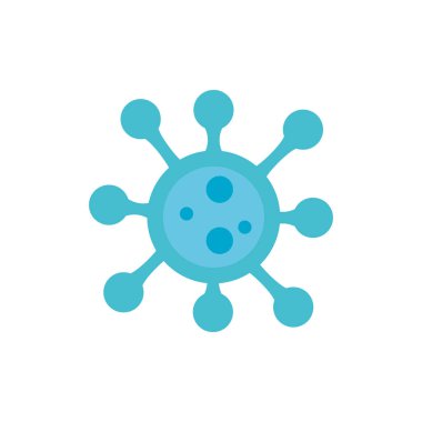 bakteri mikrobu, düz biçim simgesi