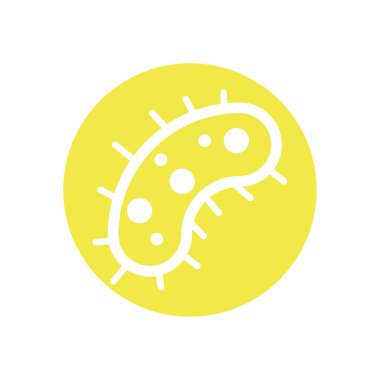 bakteri virüs simgesi, blok biçimi simgesi