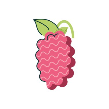 Bir demet üzüm simgesi, düz stil