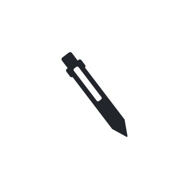 micro pipette, silhouette style icon