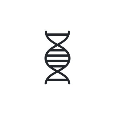dna molecule , silhouette style icon