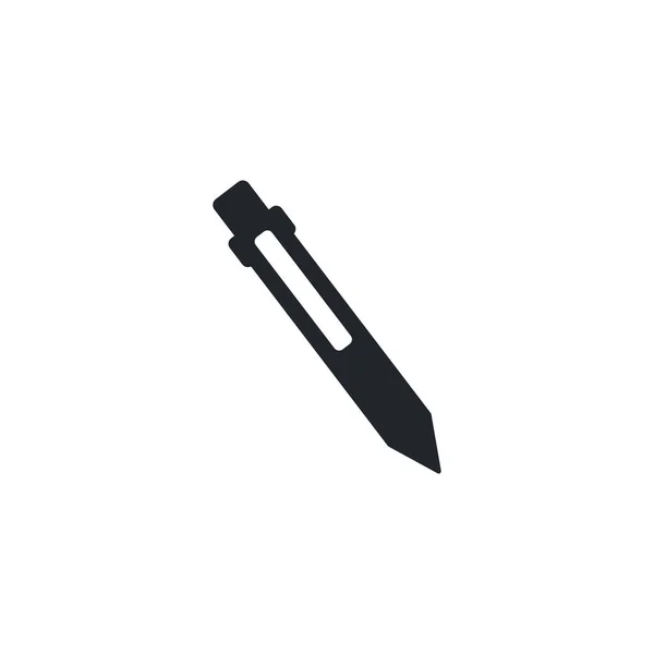 Micro pipette, silhouette style icon — Stock vektor