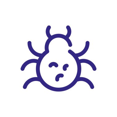 bug icon , thick line style