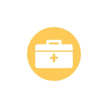 first aid kit medical, block and flat style icon