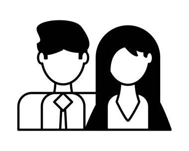 couple of people business, business professional people