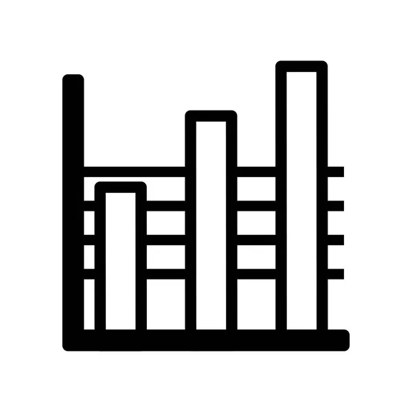Bar graphs on white background — Stockvector