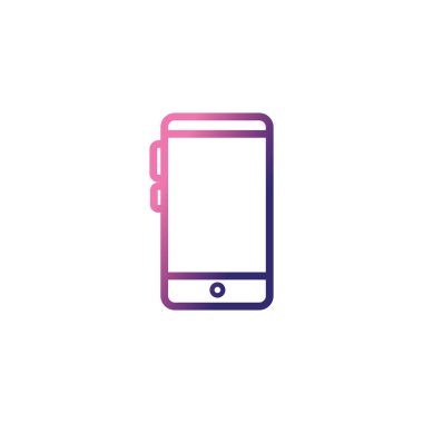 smartphone screen, gradient style icon