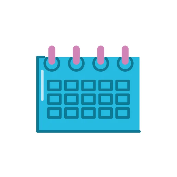 Calendar, flat style icon — Stockvektor