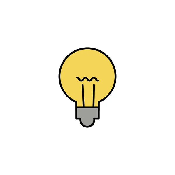 灯泡,线条风格图标 — 图库矢量图片