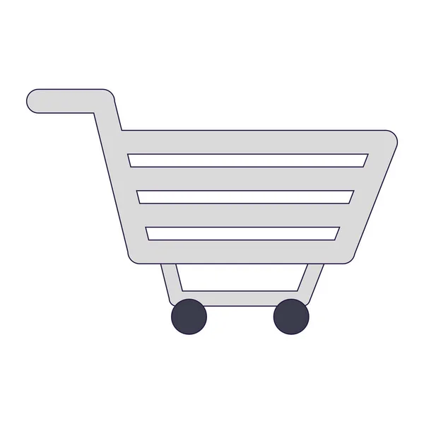 Icono del carrito de compras, diseño colorido — Vector de stock