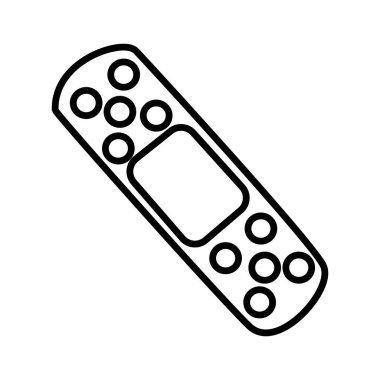 beyaz arka planda tıbbi bandaj tedavisi