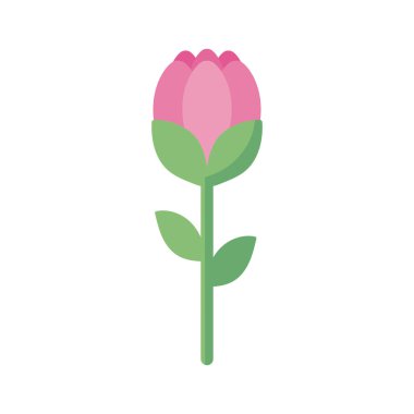 Isolated natural flower flat style icon vector design