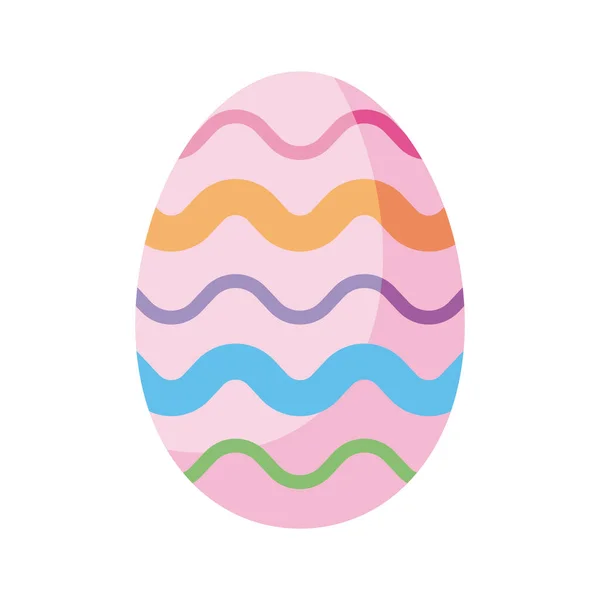 Happy easter egg flat style icon vector design — Stockvektor