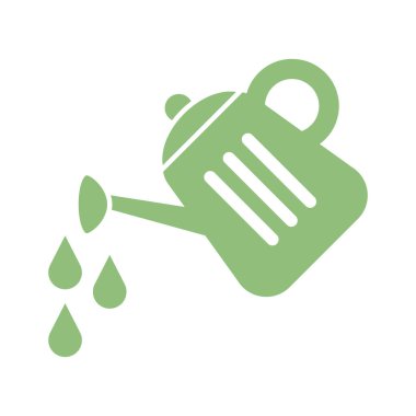 su kutusu ve damla simgesi, siluet biçimi