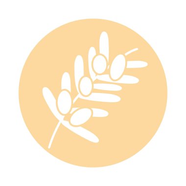 Zeytin dalı simgesi, blok biçimi