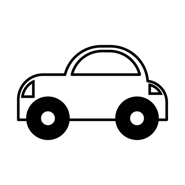 Παιχνίδι αυτοκίνητο σε λευκό φόντο, παιχνίδια μωρό — Διανυσματικό Αρχείο