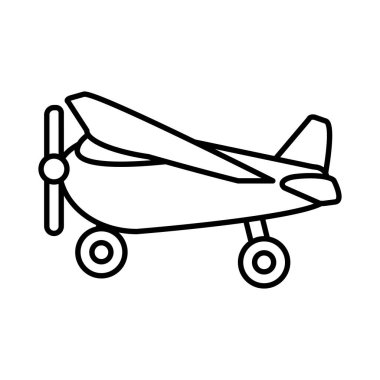 Beyaz arka planda oyuncak uçak, bebek oyuncakları