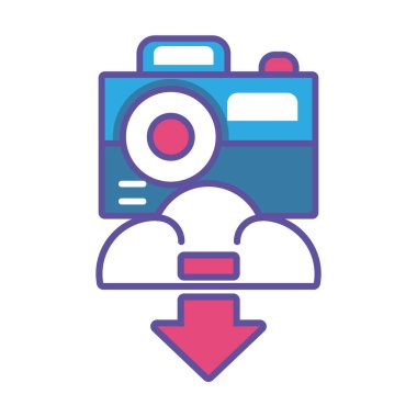 Bilgileri beyaz arkaplandaki buluttan indir