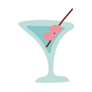 Beyaz arka planda şarap kadehi