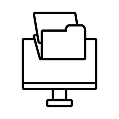 beyaz arkaplanda dijital teknolojiye sahip bilgisayar ekranı