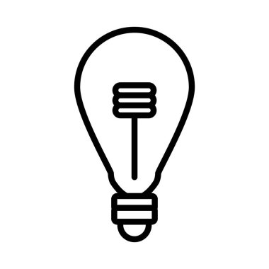 beyaz arka planda ampul kapalı