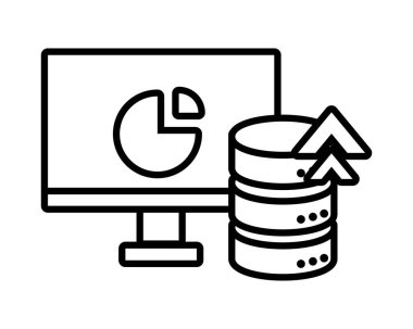 beyaz arkaplanda dijital teknolojiye sahip bilgisayar ekranı